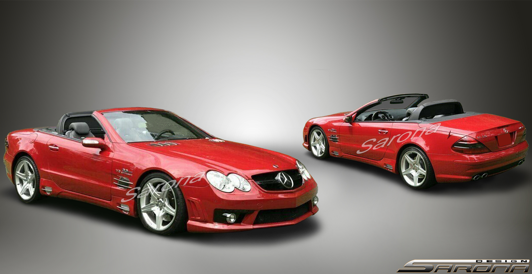 Custom Mercedes SL  All Styles Body Kit (2003 - 2008) - Call for price (Part #MB-189-KT)